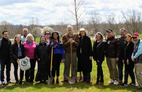Arbor Day Celebrants at Montgomery Veterans Park